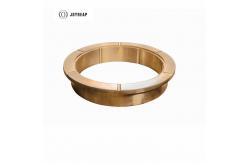 China CuSn12 Solid Bronze Bearing Flanged Cooper Alloy Sliding Bushing supplier