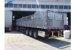 China 3x13 Tons Fence Semi Trailer supplier