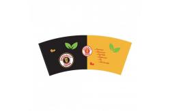 China Offset Flexo Printing Food Grade Paper Cup Fan 22oz For Cold Drink supplier