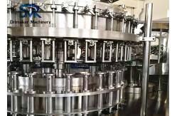 China High Speed Glass Bottle Filling Machine With Aluminum Cap Sealing System supplier