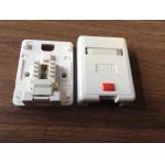 RJ45 Keystone Jack Single Port Surface Mount Box With High Impact Housing