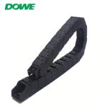DOWE Wholesale Bridge Type Outer Opening T25 Black Body Economical Plastic Tow Chain for sale