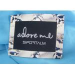 Eco - Friendly Fabric Clothing Screen Printing Label Matt / Shinny Surface