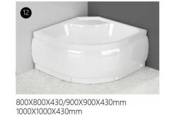 China 10mm Tempered Glass Shower Cubicles 1950mm Sliding Shower Enclosure supplier