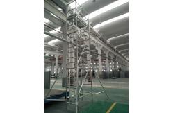 China Aluminium 10m Double Height Cantilever Scaffold Tower supplier