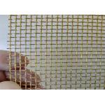 8mesh*8mesh Square Hole Brass Woven Wire Mesh 30meters Length for sale