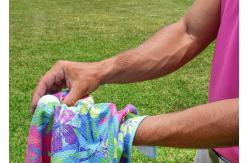 China Microfiber Custom Golf Towels Personalized Logo Quick Drying supplier