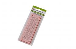 China ABS Material Pink Breadboard 550 Point Round Hole Bread Boards With Slide supplier