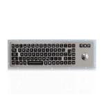 Vandal Proof Industrial Keyboard With Built In Trackball 76 Keys Marine Keyboard for sale