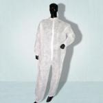 Full Body Ppe Disposable Hazmat Protective Suit Chemical Resistant for sale