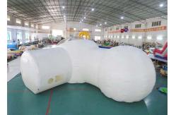 China Commercial Inflatable Bubble Sphere Tent with Two Room one Tunnel for Sale supplier