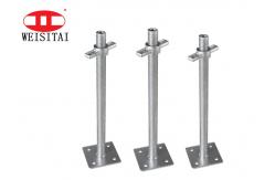 China Steel Galvanized Adjustable Building Scaffold Base Jacks 600mm supplier