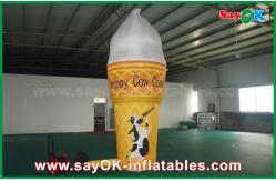 China 3m Height Full Print Customized Inflatable Ice Cream For Advertising supplier