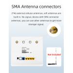 Unlocked 4G LTE Modem Router With Dual SIM Card Slot Detachable Cellular Antennas for sale