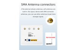 China Unlocked 4G LTE Modem Router With Dual SIM Card Slot Detachable Cellular Antennas supplier