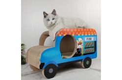China Sustainable Cat Scratcher Car Scratching Board Corrugated Paper Cat Scratcher supplier
