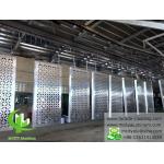 PVDF metal cladding supplier perforated metal screen exterior interior wall cladding for sale