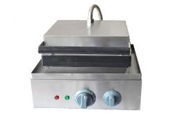 China Single Round Cake Donut Maker, Electric Crepe Waffle Making Machine Snack Bar Equipment supplier