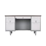 Simple Metal Modern Design 0.6mm-1.2mm Steel Executive Desk Metal Office Desk for sale