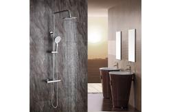 China Bathroom Rain Mixer Shower Combo Set Temperature Control Rainfall Shower Unit supplier