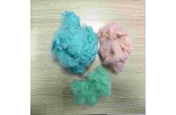 China Non Fluorescent Flame Retardant Polyester Fiber Lightweight A Grade 2.5D Fiber supplier
