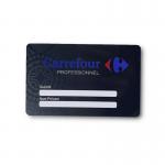 Embossing Plastic Membership Card With QR Codes Barcodes Or Magnetic Stripes