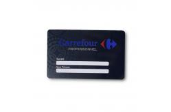 China Embossing Plastic Membership Card With QR Codes Barcodes Or Magnetic Stripes supplier