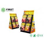 Custom CDU Recyclable Retail Cardboard Counter Stand Table Display With Pegs Hooks for sale