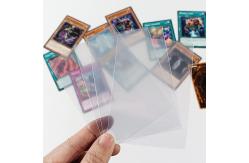 China 82x82mm Big Square Board Game Sleeves Easy Shuffling PP Clear Protecter supplier