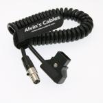 Alvin's Cables TV Logic Monitor Power Cable D Tap to Mini XLR 4 Pin Female for ARRI RED Camera for sale