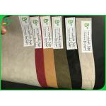 Biodegradable Fabric Material Textured Washable Paper Roll 0.3mm - 0.8mm for sale