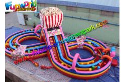 China School Inflatable Obstacle Course Funworld Commercial Grade Giant Candy supplier