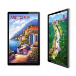 10 Points IR Touch Wall Advertising Display , Wall Mounted Touch Screen Display for sale