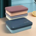 Three Compartment Sealed Plastic Lunch Box 1250ML For Student for sale