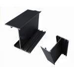 OEM / ODM Aluminium Edge Profile , Modular Kitchen Aluminium Profile Glass Shutters for sale