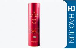 China Fashion Cylinder Cardboard Boxes For Wine Bottles , FDA SGS Certification supplier