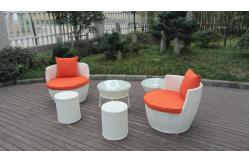 China UV Resistant Fashion Obelisk Chair With Round Tea / Coffee Table supplier