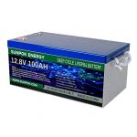 Bms 12V 200ah Deep Cycle Lithium Battery Rechargeable For RV and Marine for sale
