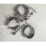 Hot Runner Coil Heater with Brass Nozzle in metal mesh lead wire For Plastic Molding for sale