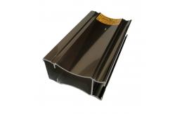 China High Glossy Machined Champagne Anodized Aluminium Extrusion Profiles supplier