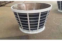 China Customized Partitioning Centrifuge Basket 500mm Length 150mm Width For Separation supplier