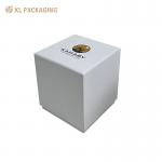 ECO Friendly Gift Packaging Box White Cardboard Paper Scented Candle Gift Box for sale