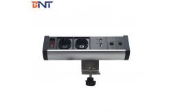 China Movable Desktop Power Outlet Wear Resistant With Double Network Interfaces supplier