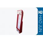 Promotional Cardboard Socks Display Stand Free Standing With Hook Ror Retail for sale