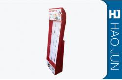 China Promotional Cardboard Socks Display Stand Free Standing With Hook Ror Retail supplier