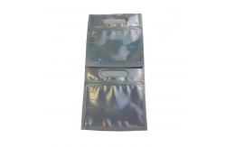 China Gravure Printing Mylar Foil Holographic Packaging Pouches supplier