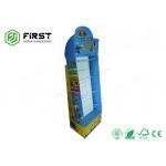 Custom Printed Logo Folding Pop Up Cardboard Display , Cardboard Display Stands With Hook