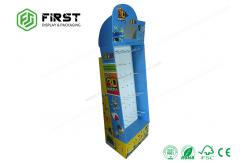 China Custom Printed Logo Folding Pop Up Cardboard Display , Cardboard Display Stands With Hook supplier