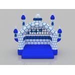Snow Themed Inflatable Castle House 8m  Bouncy Castle Rental For Kids' Playground for sale