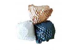 China Protective Honeycomb 80g Cushion Paper Roll Digital Printing supplier